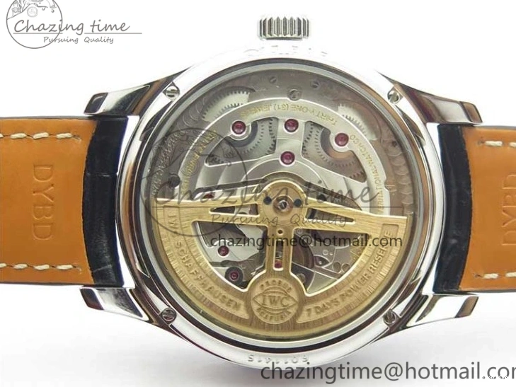 MIROTIME 0228 Portugieser Perpetual Calendar IW503401 V9F 1:1 Best Edition Blue Dial on Black Leather Strap A Contemporary 7114